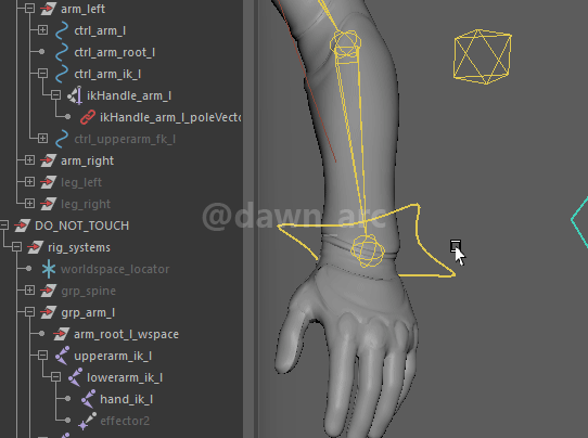 [Maya]Rigging 13 - Limbs IK